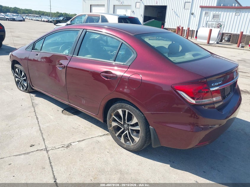 Vin: 19xfb2f84ee014513, lot: 46578683, honda civic ex 20143