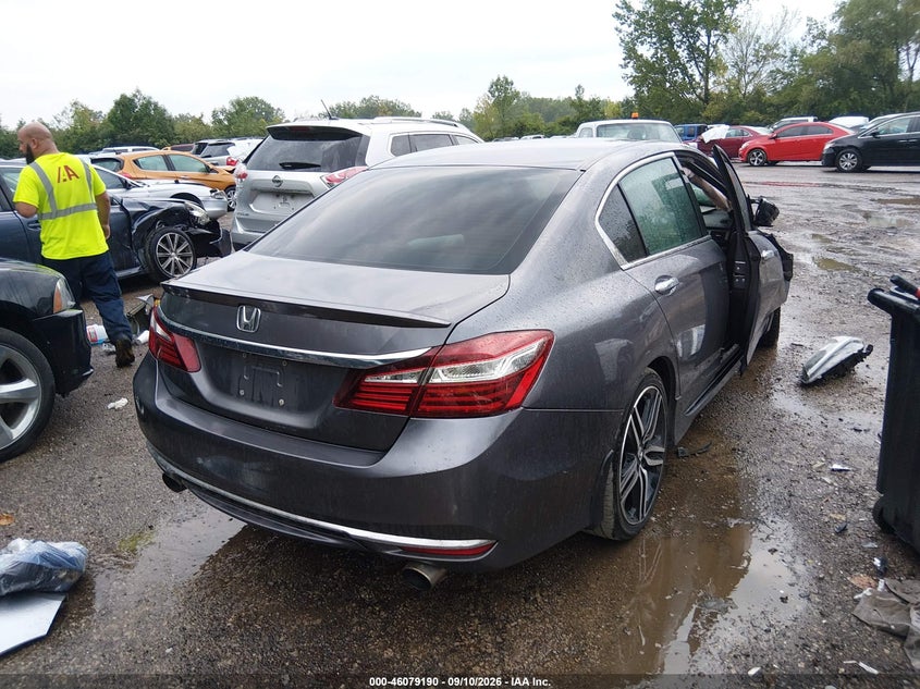 Vin: 1hgcr2f11ha050542, lot: 46578736, honda accord sport se 20174