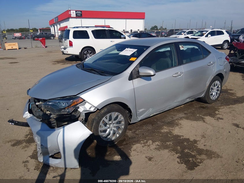 2018 Toyota Corolla, Front End, IAAI, VIN 5YFBURHE6JP807261 — photo 2