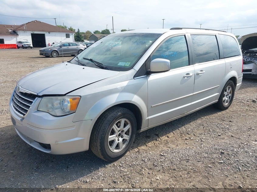 Vin: 2a4rr5d13ar460624, lot: 46578766, chrysler town & country touring 20102