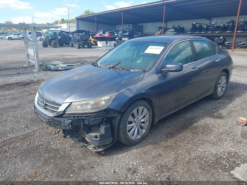 Vin: 1hgcr2f88ea072255, lot: 46578799, honda accord ex-l 20142