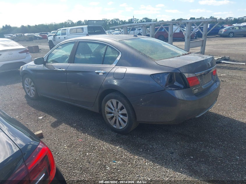 Vin: 1hgcr2f88ea072255, lot: 46578799, honda accord ex-l 20143