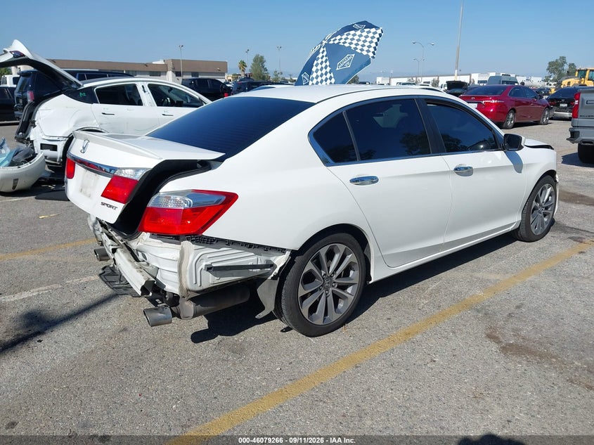 Vin: 1hgcr2f52fa135809, lot: 46578813, honda accord sport 20154