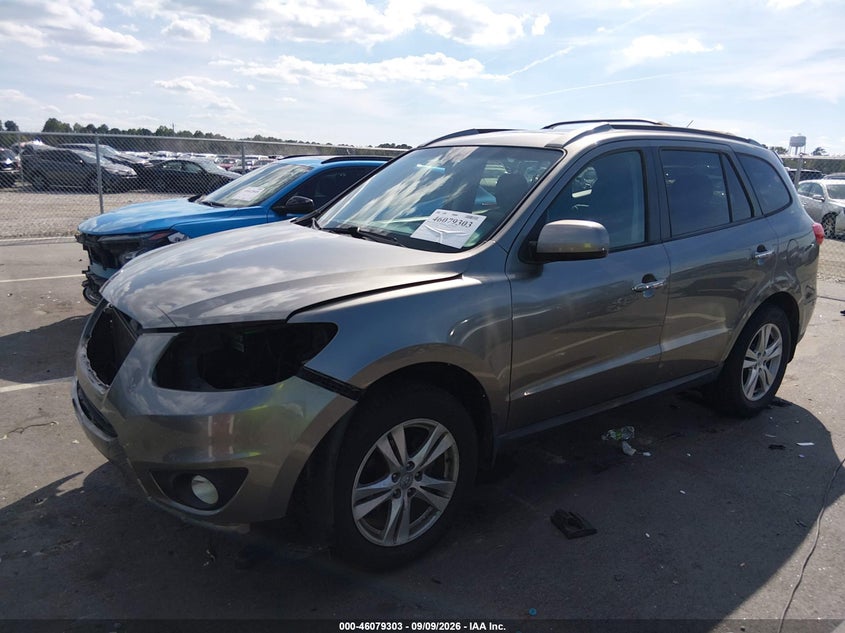 Vin: 5xyzk3ab2cg145073, lot: 46578850, hyundai santa fe limited 20122