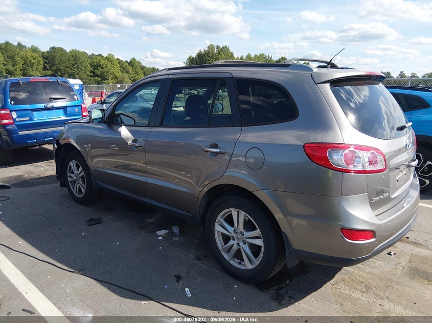 Vin: 5xyzk3ab2cg145073, lot: 46578850, hyundai santa fe limited 20123