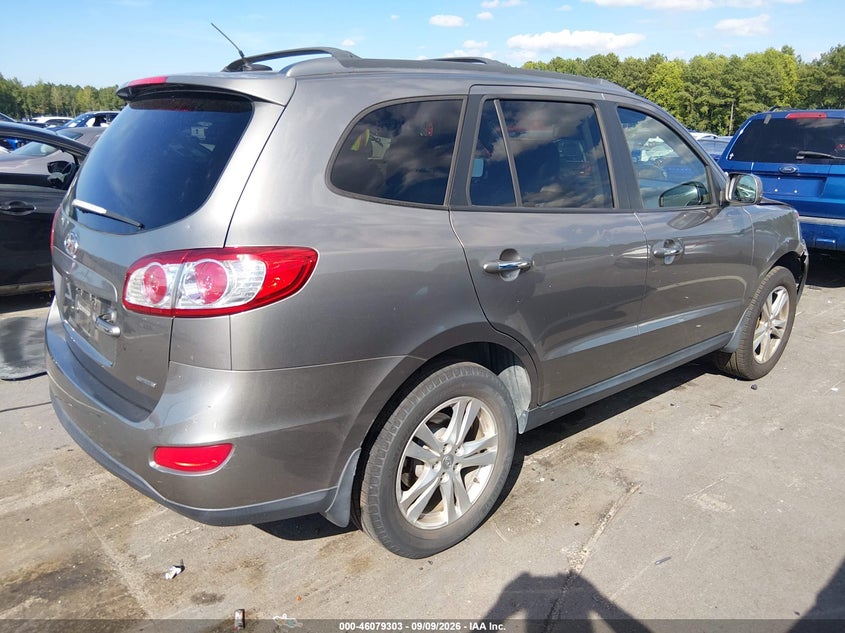 Vin: 5xyzk3ab2cg145073, lot: 46578850, hyundai santa fe limited 20124