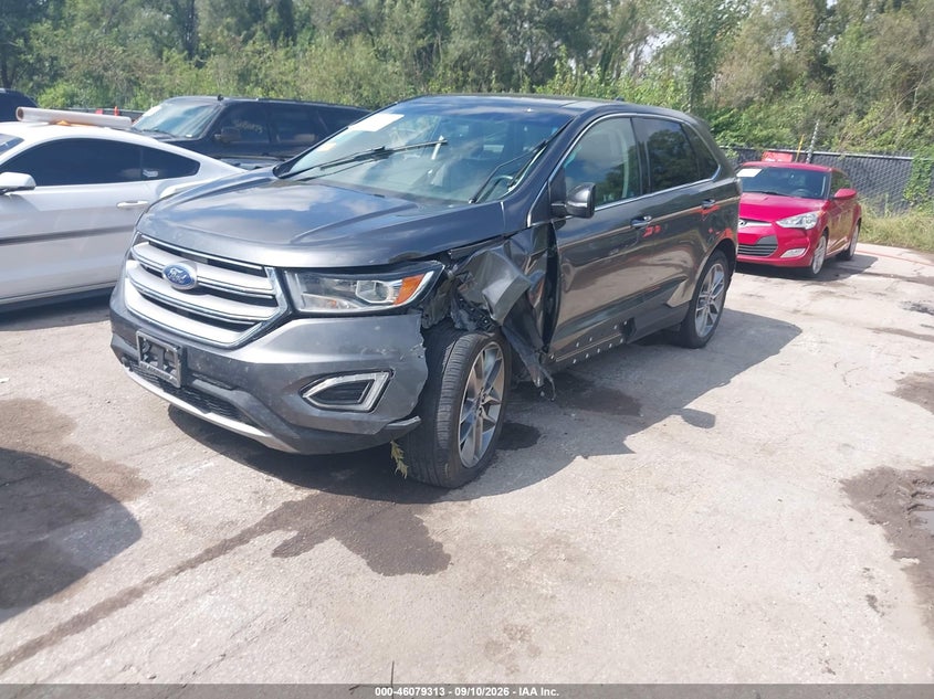Vin: 2fmpk4k88hbb04633, lot: 46578860, ford edge titanium 20172