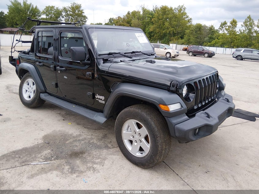Vin: 1c4hjxdg1jw274113, lot: 46578894, jeep wrangler unlimited sport 4x4 2018 img_1