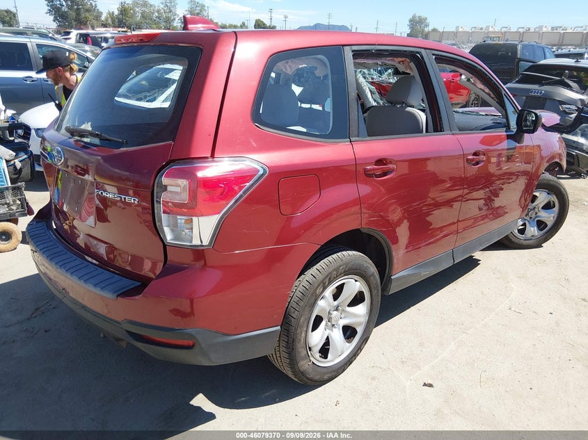 Vin: jf2sjaac9jh448746, lot: 46578917, subaru forester 2.5i 20184