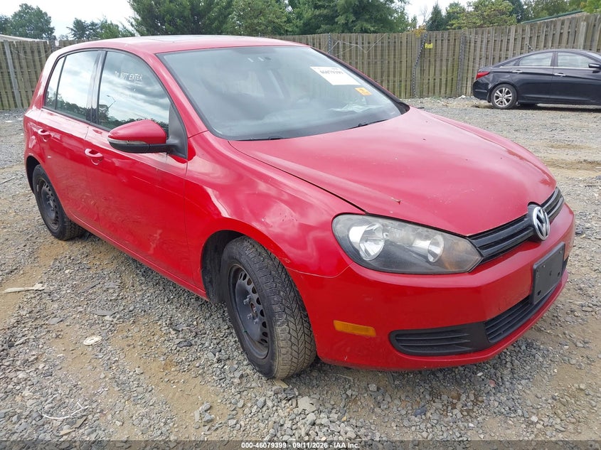 2012 VOLKSWAGEN GOLF auction photo 1
