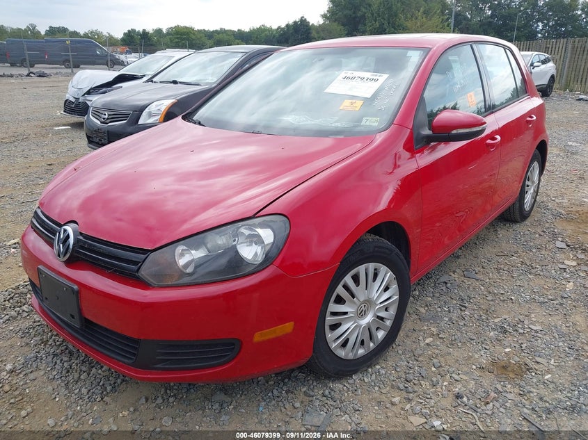 2012 VOLKSWAGEN GOLF auction photo 2