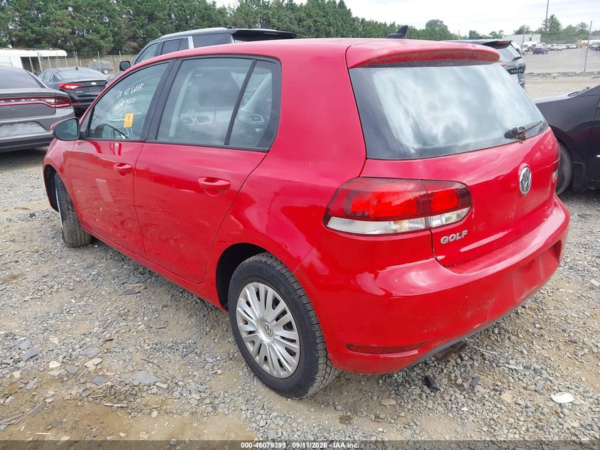 2012 VOLKSWAGEN GOLF auction photo 3