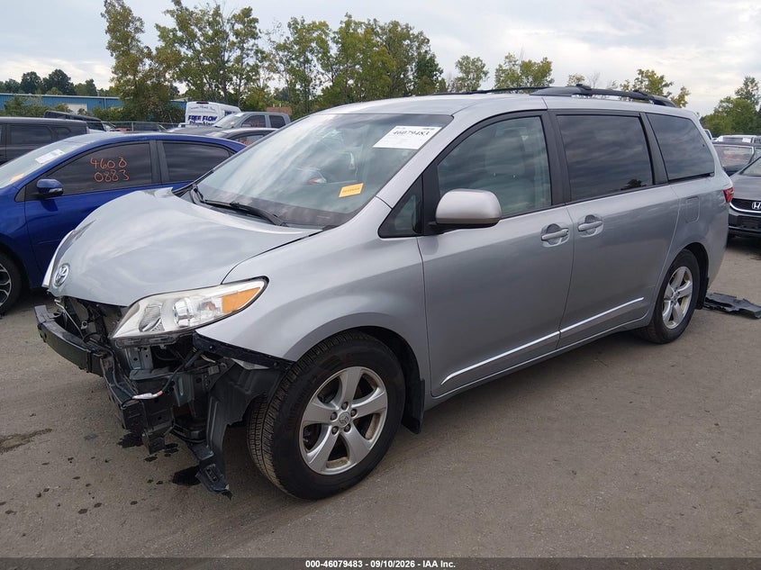 Vin: 5tdkk3dc3fs671919, lot: 46579030, toyota sienna le 8 passenger 20152