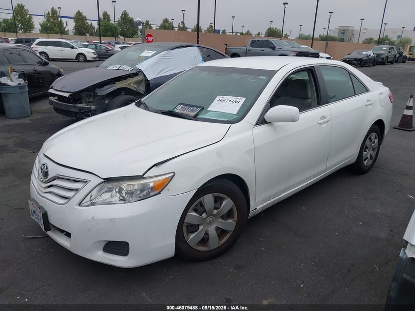 Vin: 4t1bk3ek3au606137, lot: 46579035, toyota camry le v6 20102
