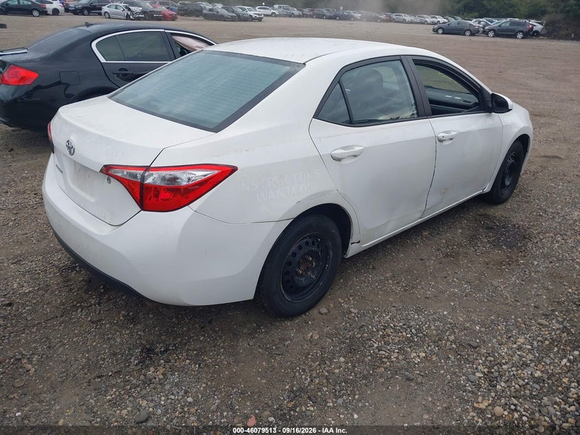 Vin: 5yfburhe4ep141202, lot: 46579060, toyota corolla l 20144