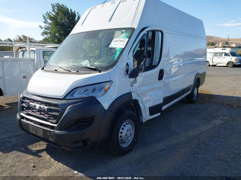 Vin: 3c6mrwaz2re123379, lot: 46579154, ram promaster 3500 delivery van bev tradesman 20242