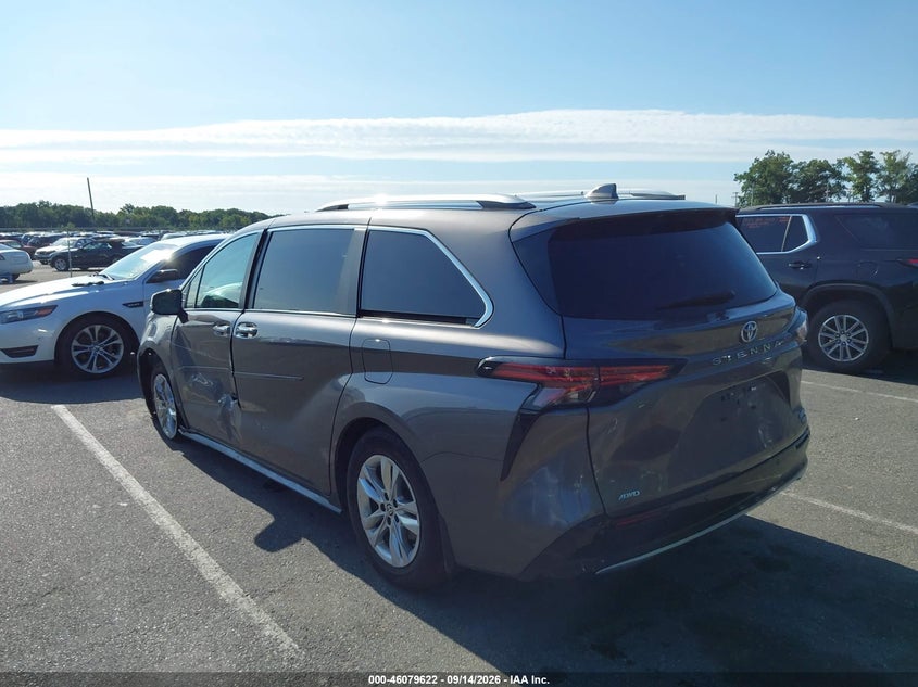 Vin: 5tdzskfc6rs112438, lot: 46579169, toyota sienna limited 20243