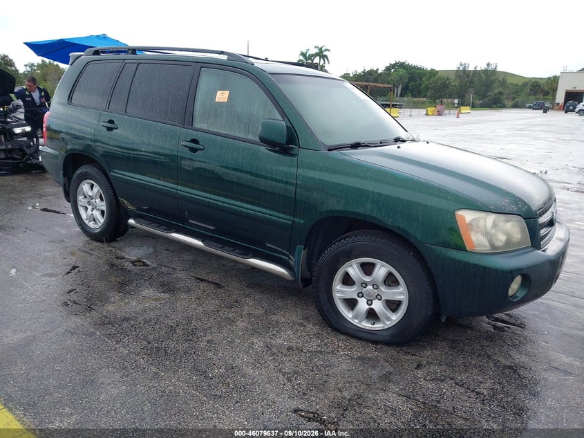 2001 TOYOTA HIGHLANDER auction photo 1