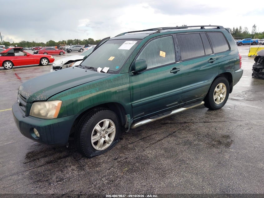 2001 TOYOTA HIGHLANDER auction photo 2
