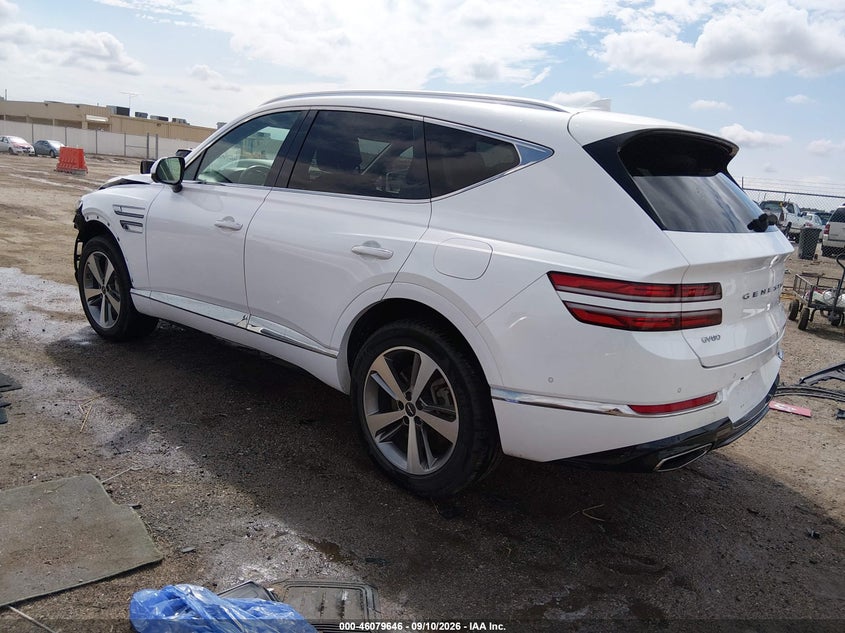 Vin: kmuhcesc7mu036469, lot: 46579193, genesis gv80 3.5t awd advanced 20213