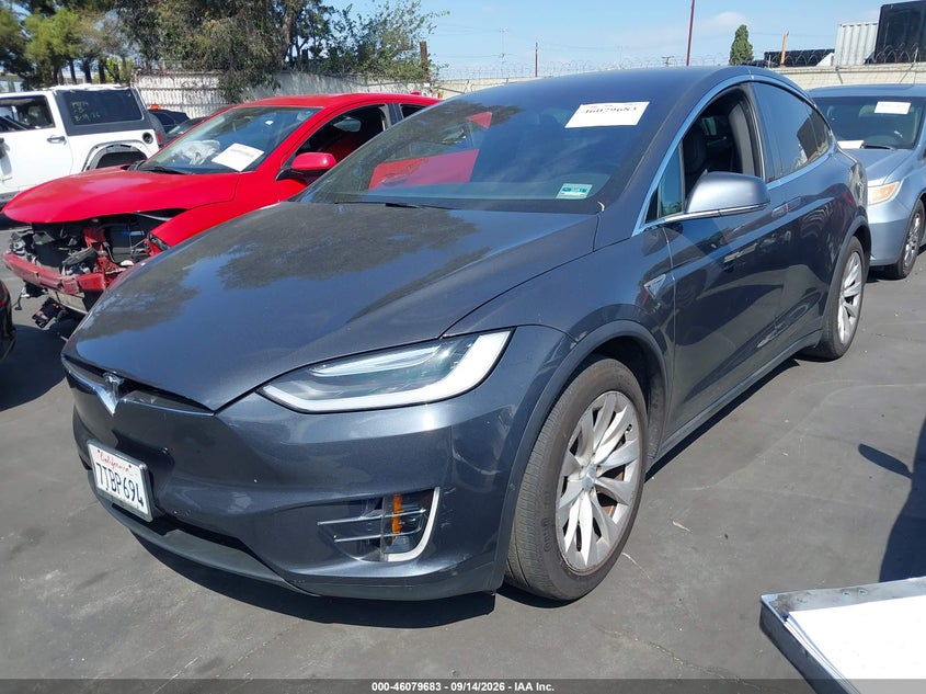 Vin: 5yjxcae2xgf002341, lot: 46579230, tesla model x 60d/70d/75d/90d 20162