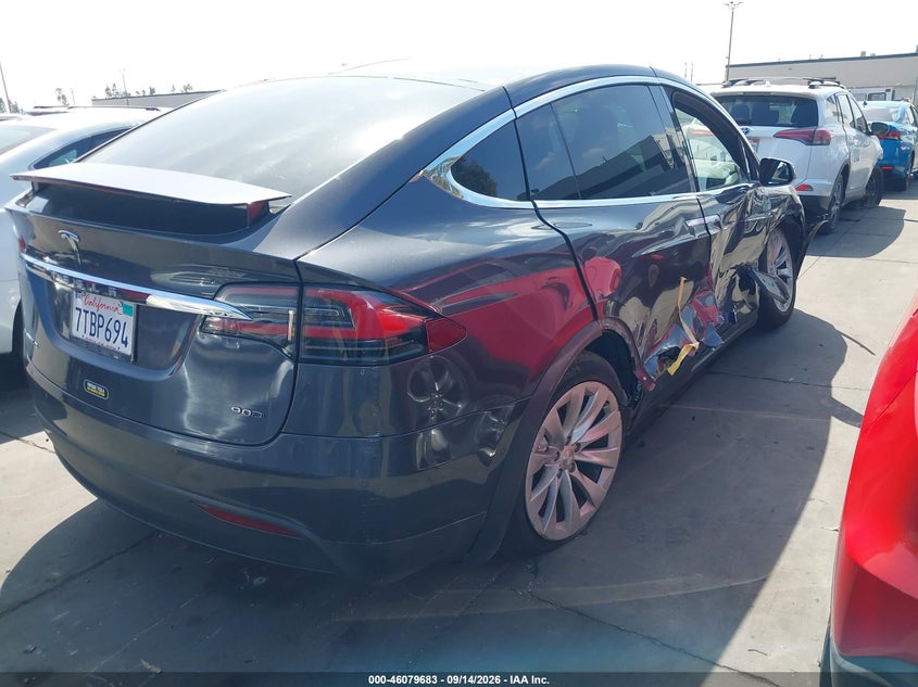 Vin: 5yjxcae2xgf002341, lot: 46579230, tesla model x 60d/70d/75d/90d 20164