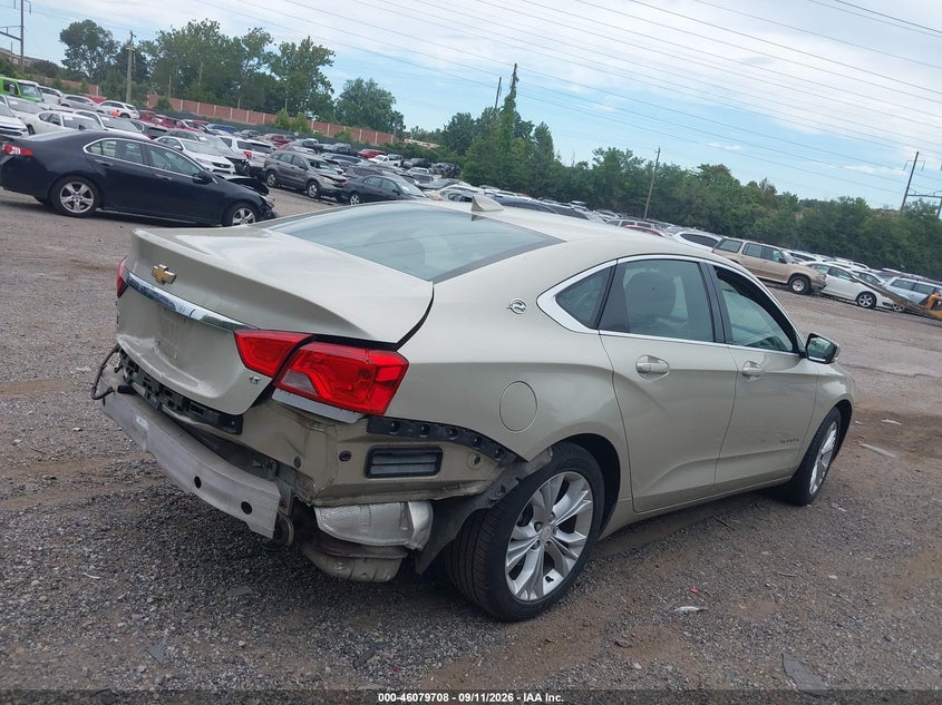 Vin: 2g1125s38f9229987, lot: 46579255, chevrolet impala 2lt 20154