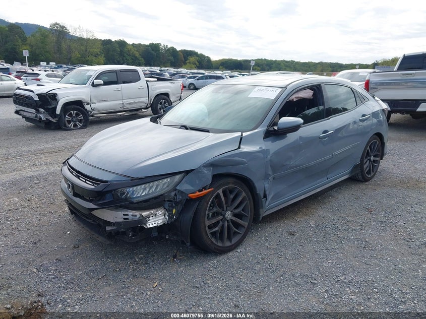 Vin: shhfk7h98lu220328, lot: 46579302, honda civic sport touring 20202