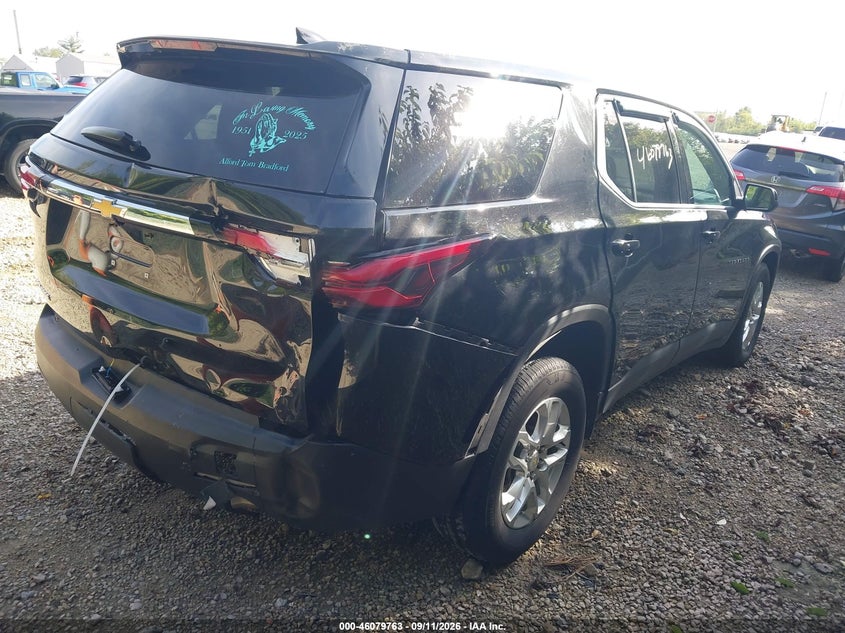 Vin: 1gnerfkw7pj234518, lot: 46579310, chevrolet traverse fwd ls 20234