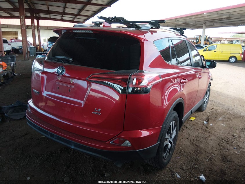 Vin: 2t3bfrevxhw624315, lot: 46579367, toyota rav4 le 20174