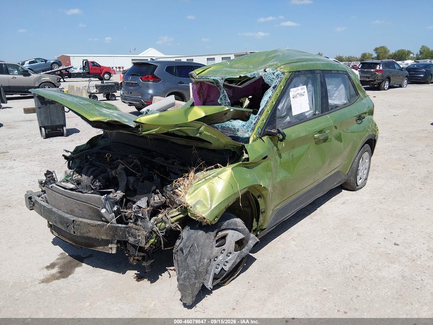 Vin: kmhrb8a34lu057917, lot: 46579394, hyundai venue se 20202