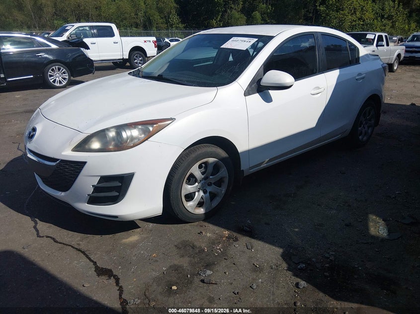 Vin: jm1bl1sf1a1232237, lot: 46579395, mazda mazda3 i sport 20102