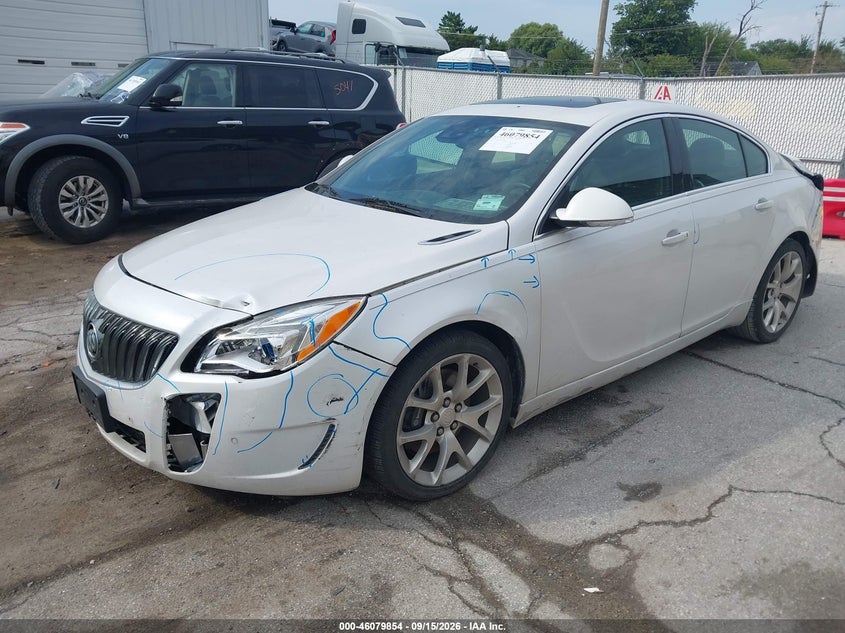 Vin: 2g4gt5gxxh9117748, lot: 46579402, buick regal turbo gs 20172
