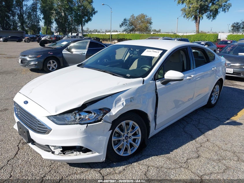 Vin: 3fa6p0g73hr163722, lot: 46579407, ford fusion s 20172