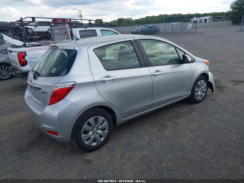 Vin: jtdktud30dd555167, lot: 46579457, toyota yaris l/le/se 20134