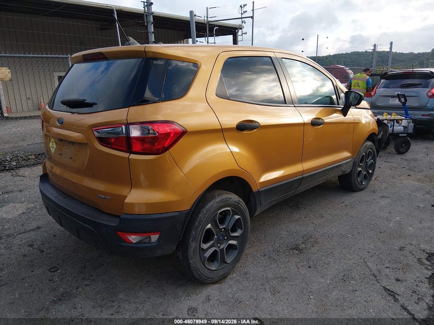 Vin: maj6s3flxmc418566, lot: 46579496, ford ecosport s 20214