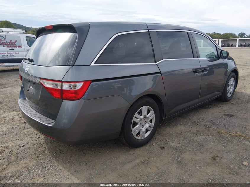 Vin: 5fnrl5h28db061895, lot: 46579499, honda odyssey lx 20134