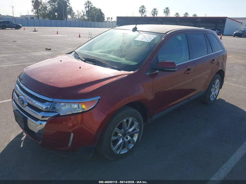 Vin: 2fmdk4kc1eba46612, lot: 46579662, ford edge limited 20142