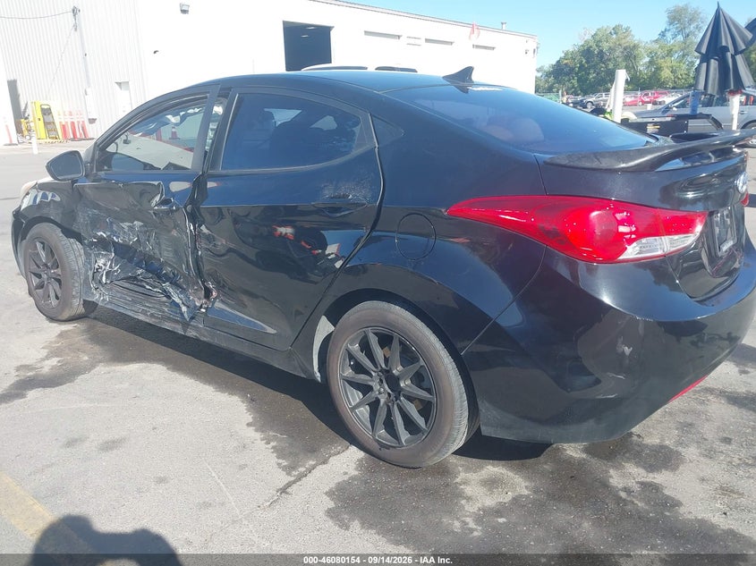 Vin: 5npdh4ae7ch068606, lot: 46579701, hyundai elantra gls 20123