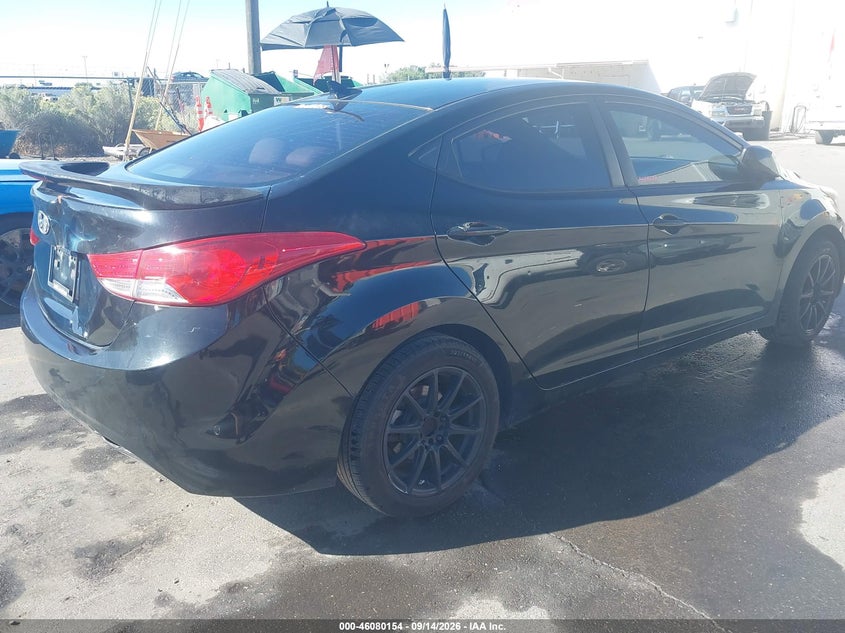 Vin: 5npdh4ae7ch068606, lot: 46579701, hyundai elantra gls 20124