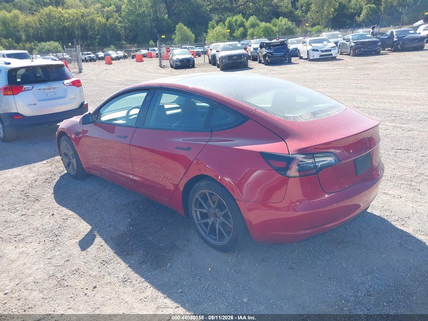 2022 TESLA MODEL 3 auction photo 3
