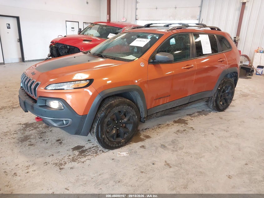Vin: 1c4pjmbs5gw141946, lot: 46579714, jeep cherokee trailhawk 20162