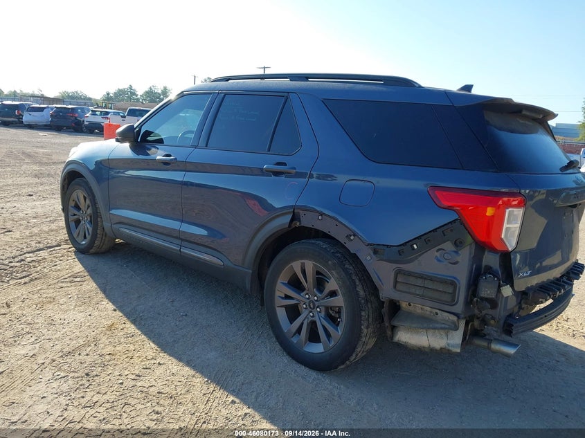 Vin: 1fmsk7dh8mga11932, lot: 46579720, ford explorer xlt 20213