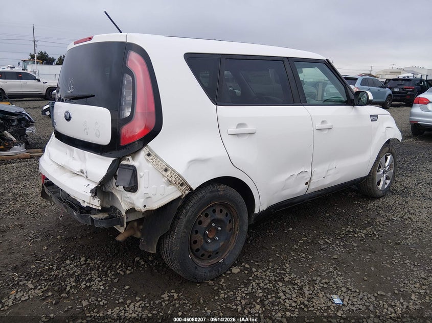 Vin: kndjn2a2xj7892123, lot: 46579754, kia soul 20184