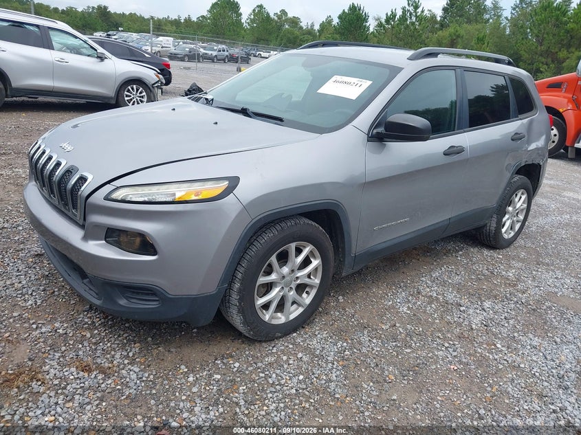 Vin: 1c4pjlab3gw257271, lot: 46579758, jeep cherokee sport 20162