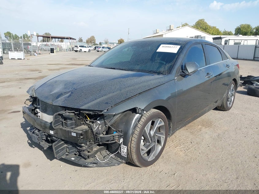 Vin: kmhln4dj7ru107685, lot: 46579774, hyundai elantra hybrid limited 20242