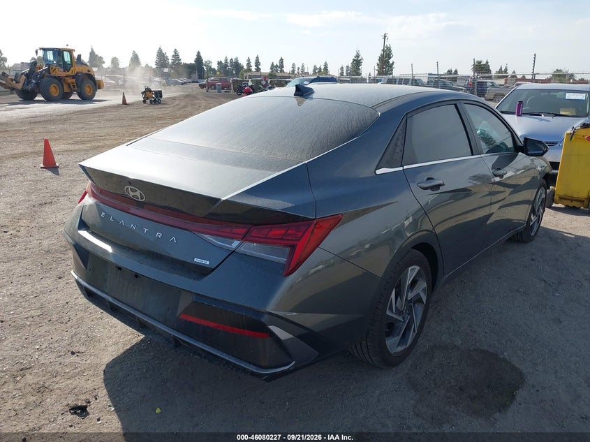 Vin: kmhln4dj7ru107685, lot: 46579774, hyundai elantra hybrid limited 20244