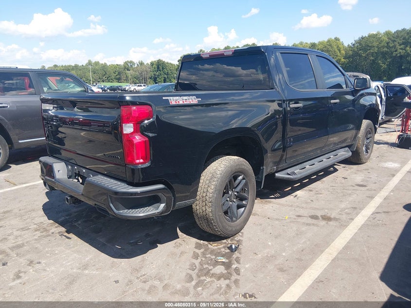 Vin: 1gcpycef3mz447560, lot: 46579863, chevrolet silverado 1500 4wd  short bed custom trail boss 20214