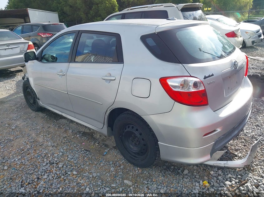 Vin: 2t1ku4ee8ac262364, lot: 46579892, toyota matrix 20103