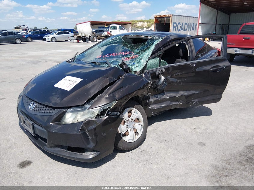 Vin: 2hgfg3b51dh505094, lot: 46579966, honda civic lx 20132